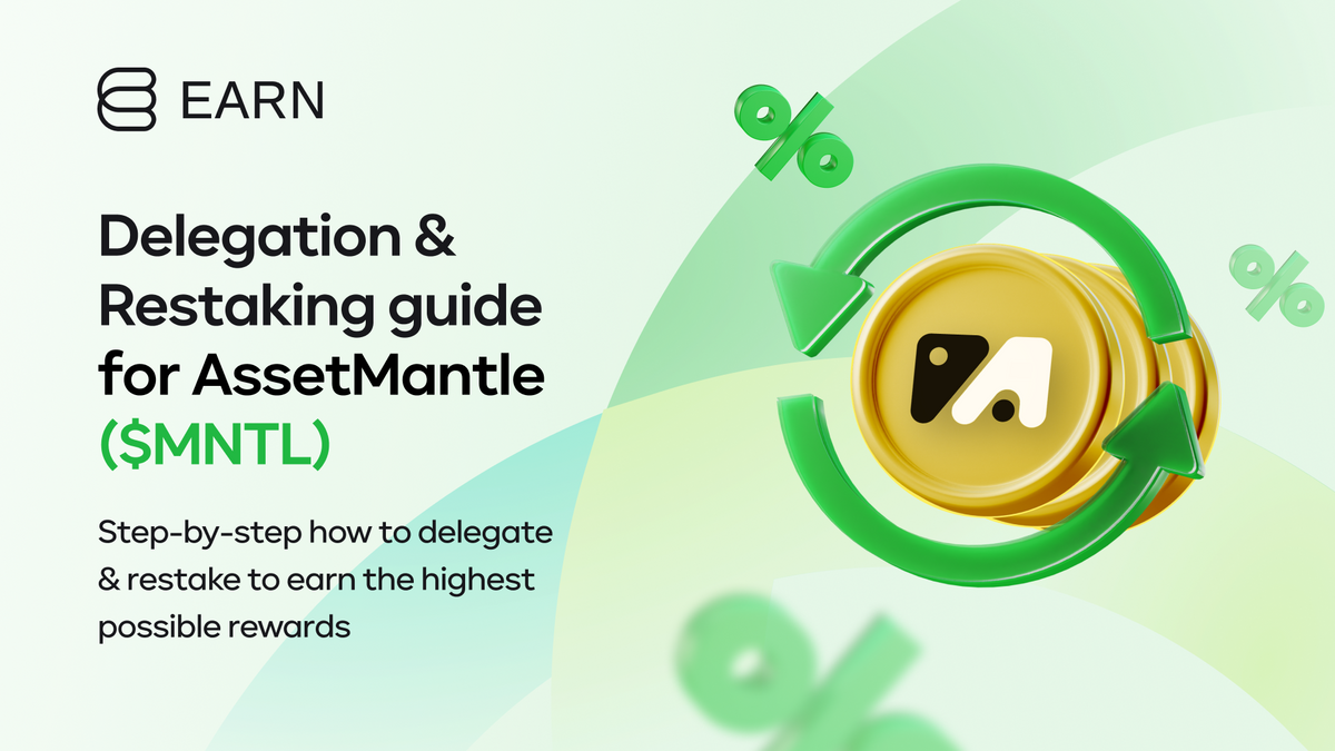 AssetMantle (MNTL) - Delegation & Restaking guide