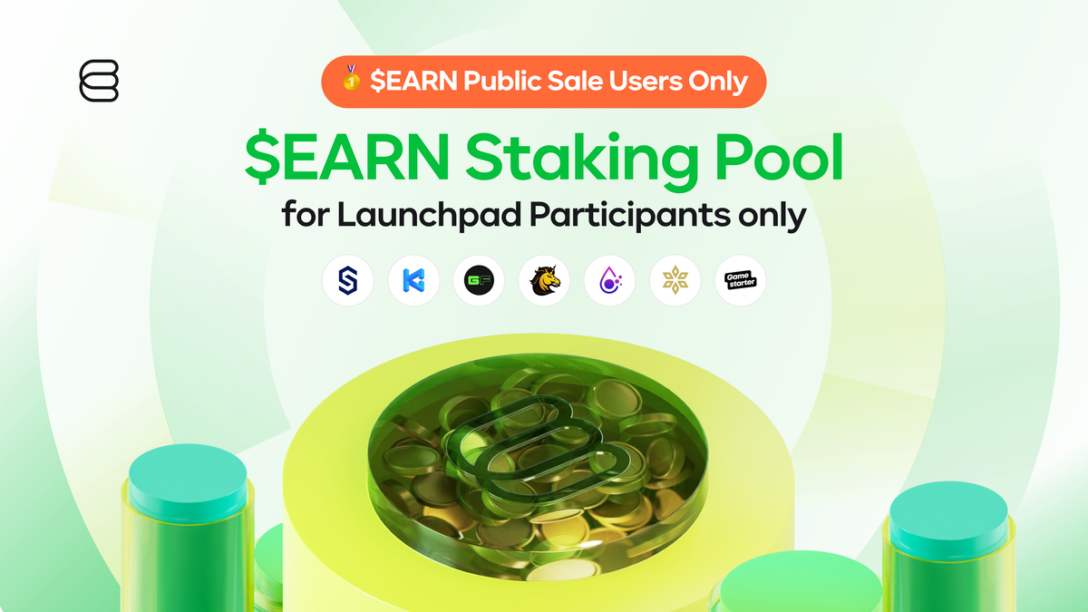 DeFi Staking: Introducing Outstanding $EARN Staking Pool only for Launchpad Participants