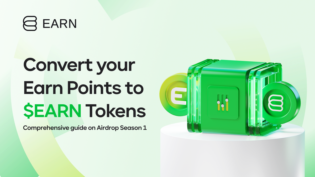 Convert your Earn Points to $EARN Tokens