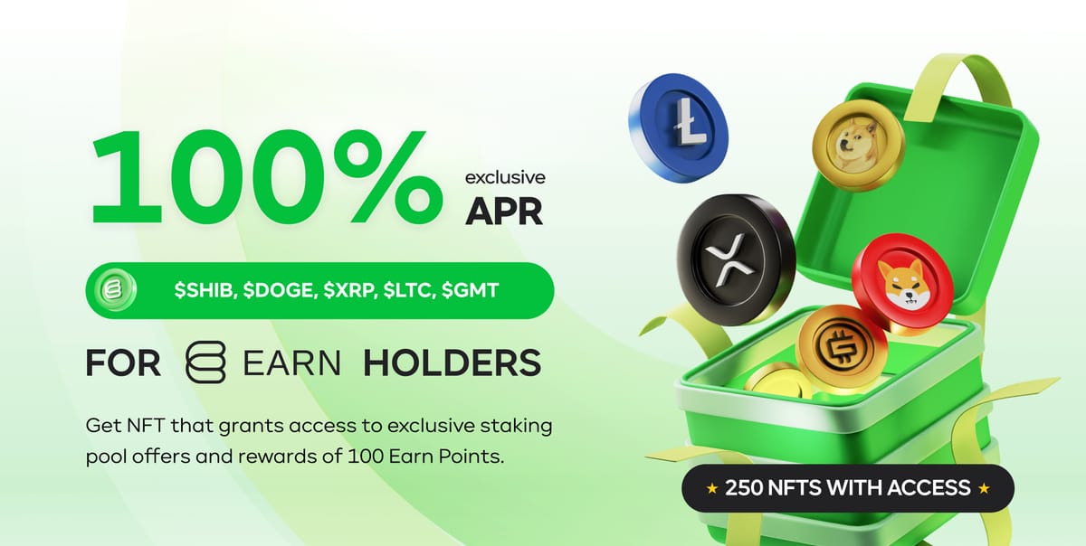 Unlock 100% APR Exclusive Staking Offers on Earn Network! 🚀