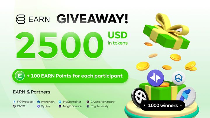 ⭐️ EARN & Partners - $2,500 Prize Pool