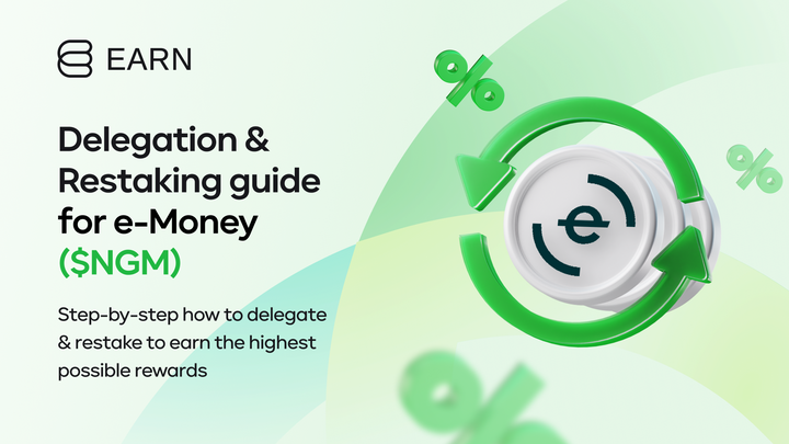 eMoney (NGM) - Delegation & Restaking guide