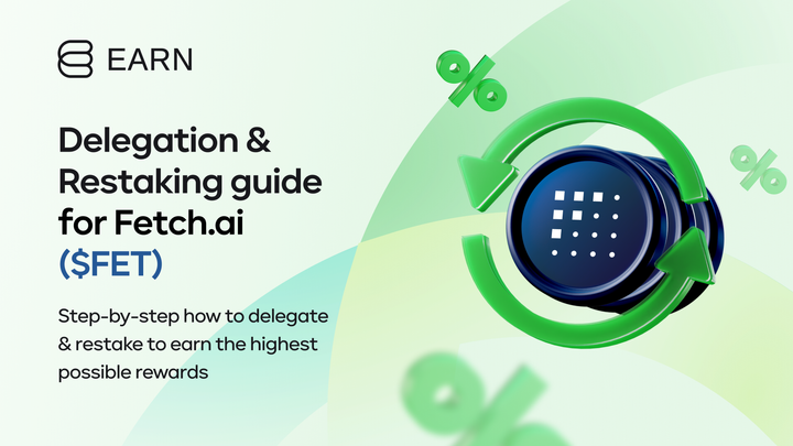 Fetch.ai (FET) - Delegation & Restaking guide