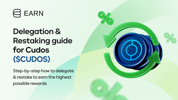 Cudos (CUDOS) - Delegation & Restaking guide