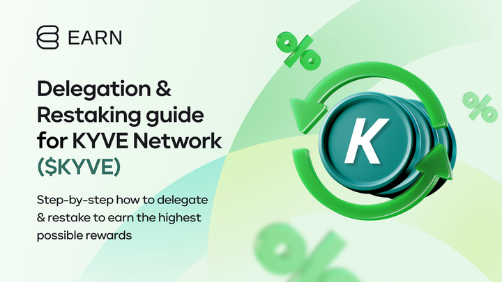 KYVE Network (KYVE) - Delegation & Restaking guide