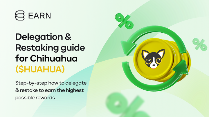 Chihuahua (HUAHUA) - Delegation & Restaking guide